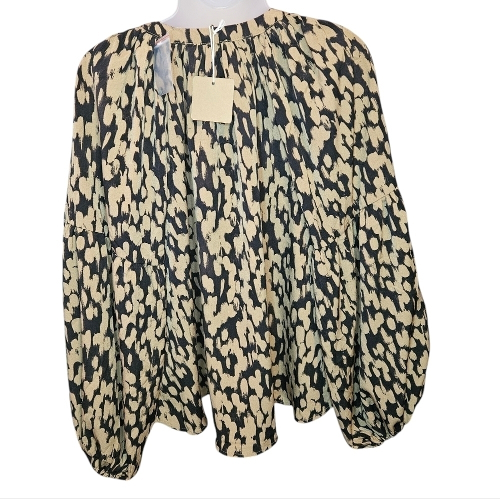 Anthropologie Blu Pepper Oversized Button Up Tunic PTP 20 - Picture 2 of 7